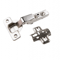 Меблева завіса Muller напівнакладна 105° Clip-On D=35мм з дотягом (714562)